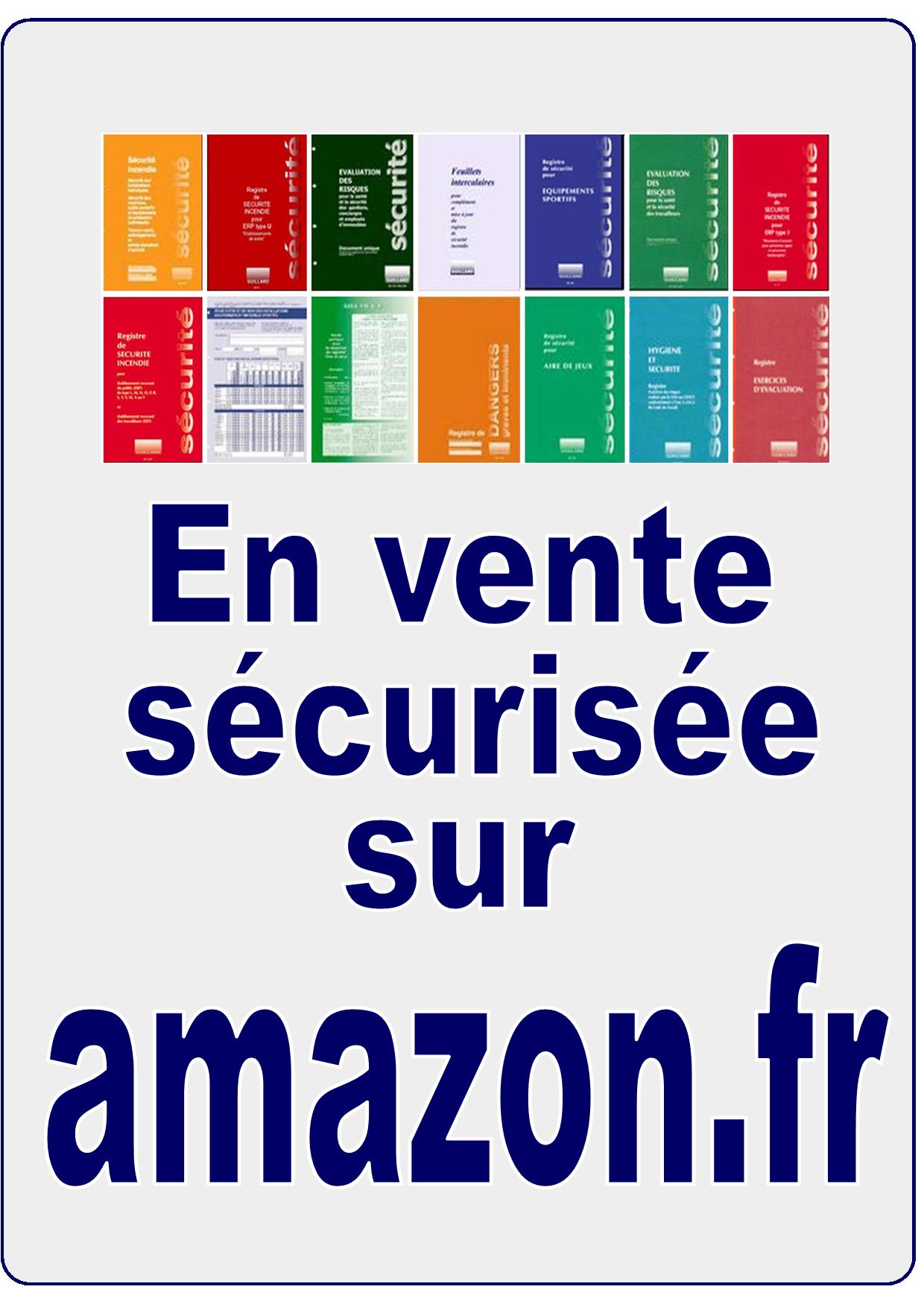 Registres de securite GUILLARD en vente sur amazon.fr 