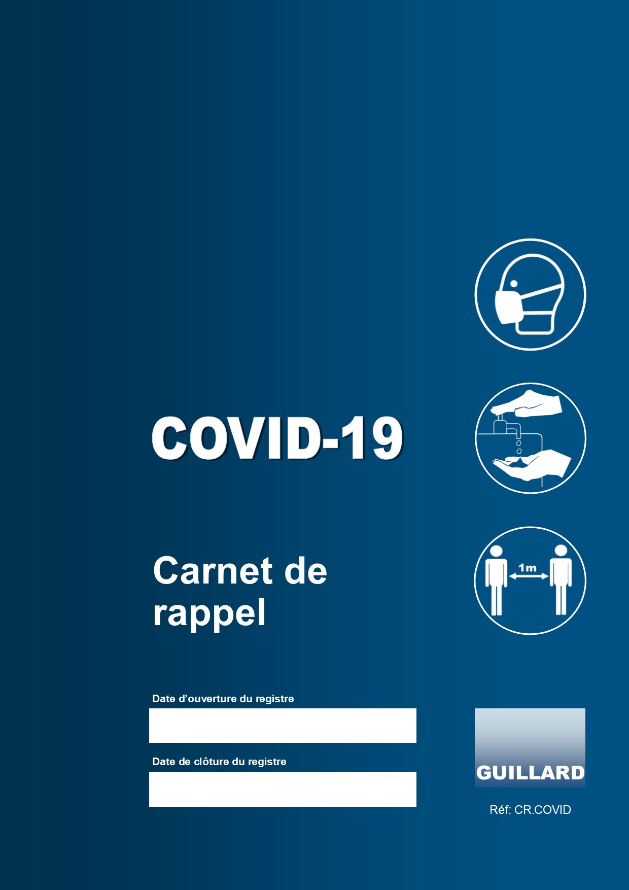 COVID.19  - Carnet de rappel CLIENTS -  CR.COVID