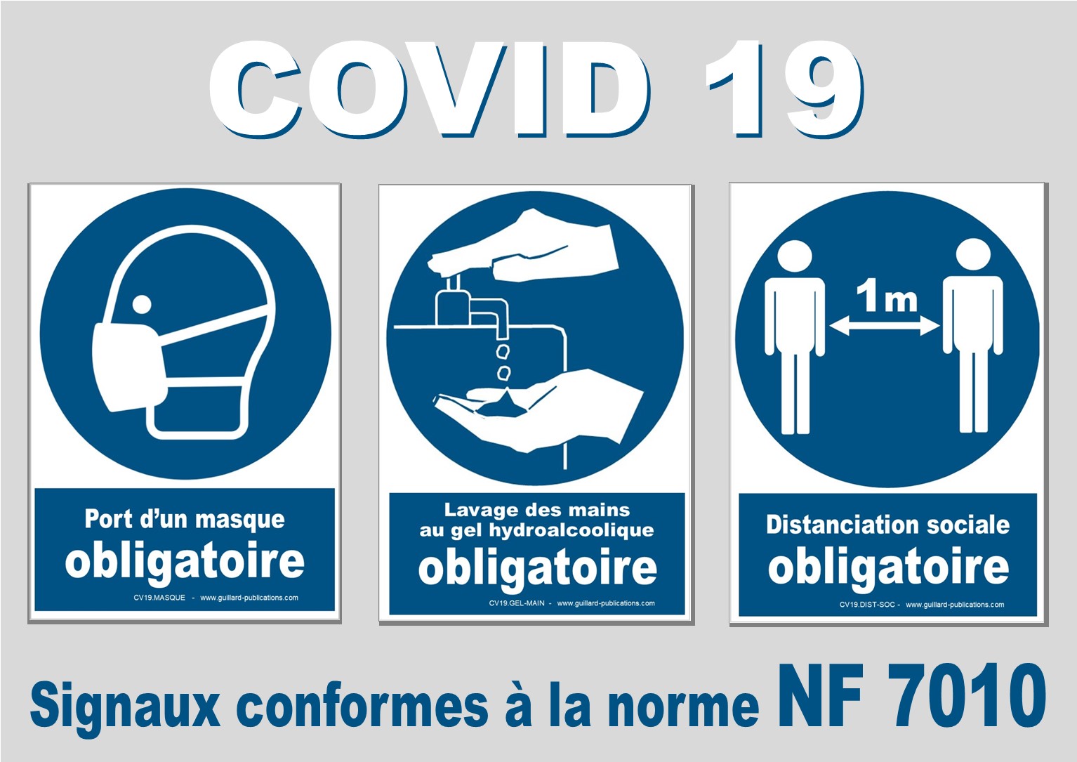 Autocollant Distanciation Sociale COVID-19 - 20x30 Cm, Neuf, Pour Portes Ou Vitres