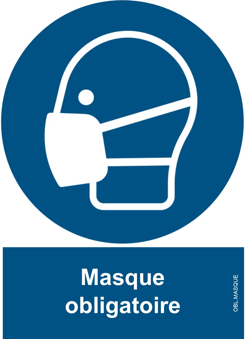  Signal PORT D'UN MASQUE MEDICAL OU ANTI GRIPPE OBLIGATOIRE-