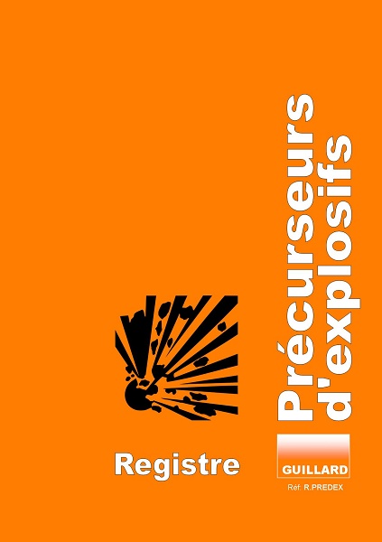 Registre pour PRECURSEURS D'EXPLOSIFS - R.PREDEX