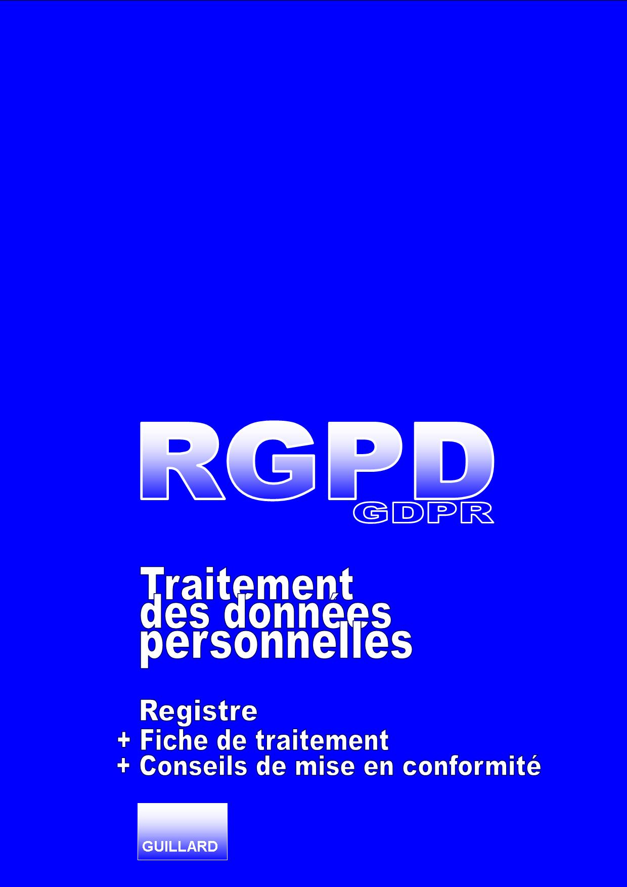 .. 4 - DOSSIER RGPD PRE-REMPLI DE TRAITEMENT DES DONNEES PERSONNELLES 