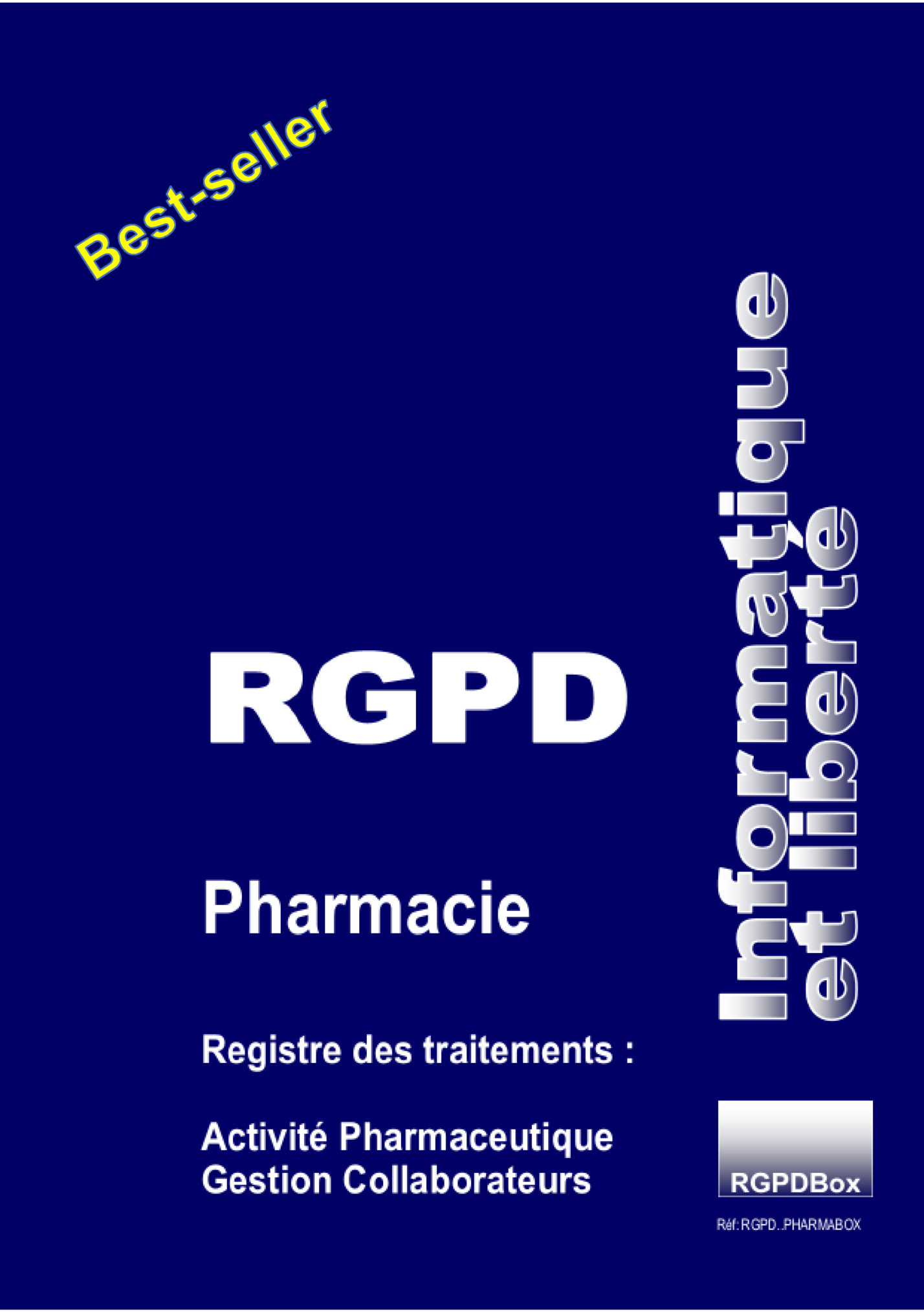 PHARMACIE Registre de TRAITEMENT DES DONNEES PERSONNELLES RGPD spécifique 'OFFICINE  - RGPD.PHARMA