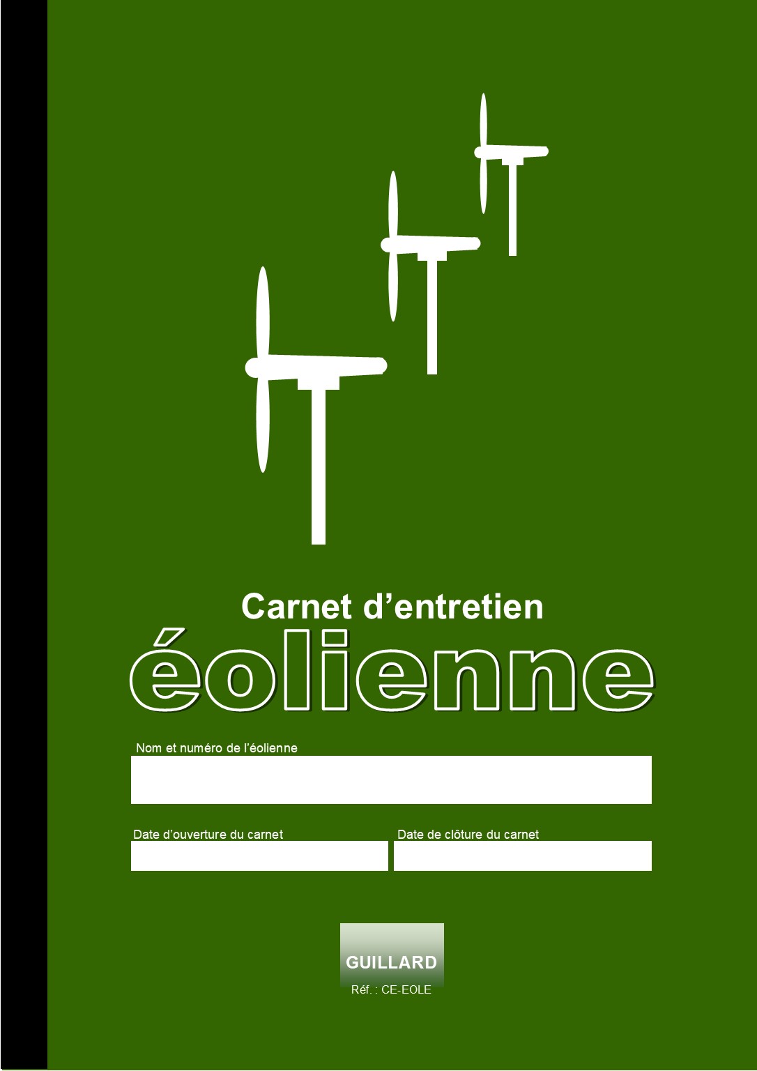 EOLIENNE - Carnet d'entretien  -  CE.EOLE