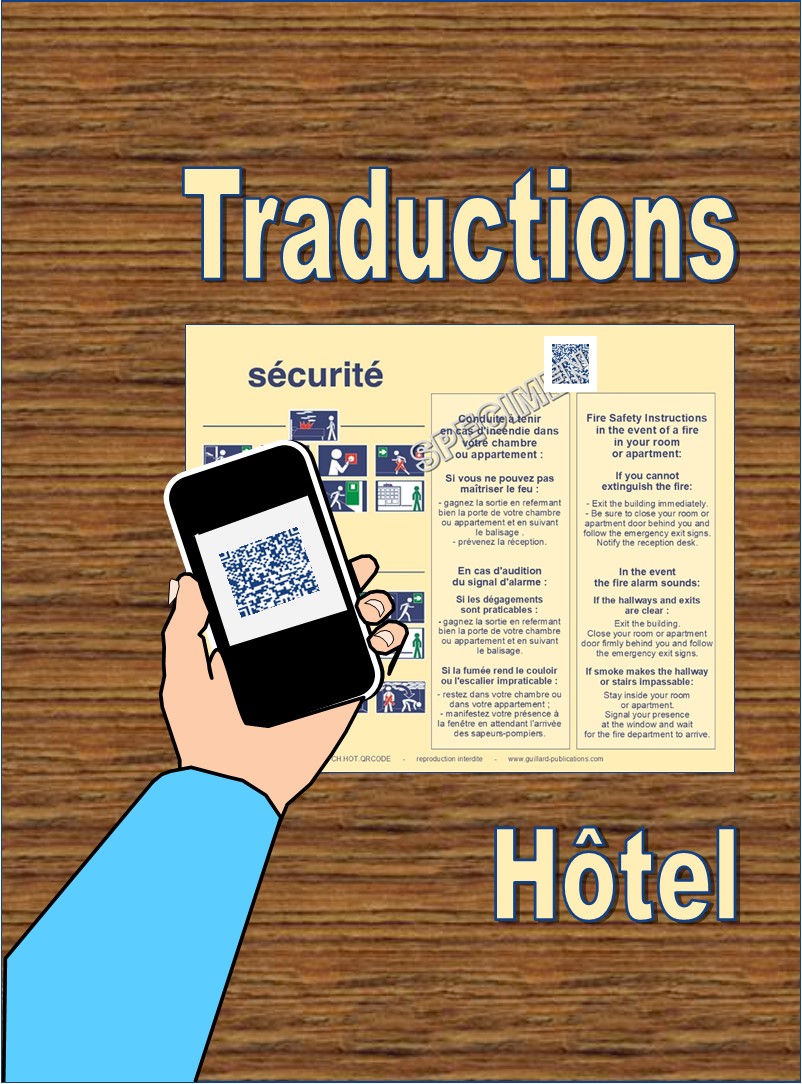 .... SECURITE - SAFETY . QR code + IA + traductions